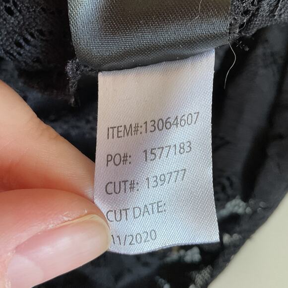 Torrid Black Lace Fit Flare Kimono Cover Up Size 4 - Picture 6 of 6